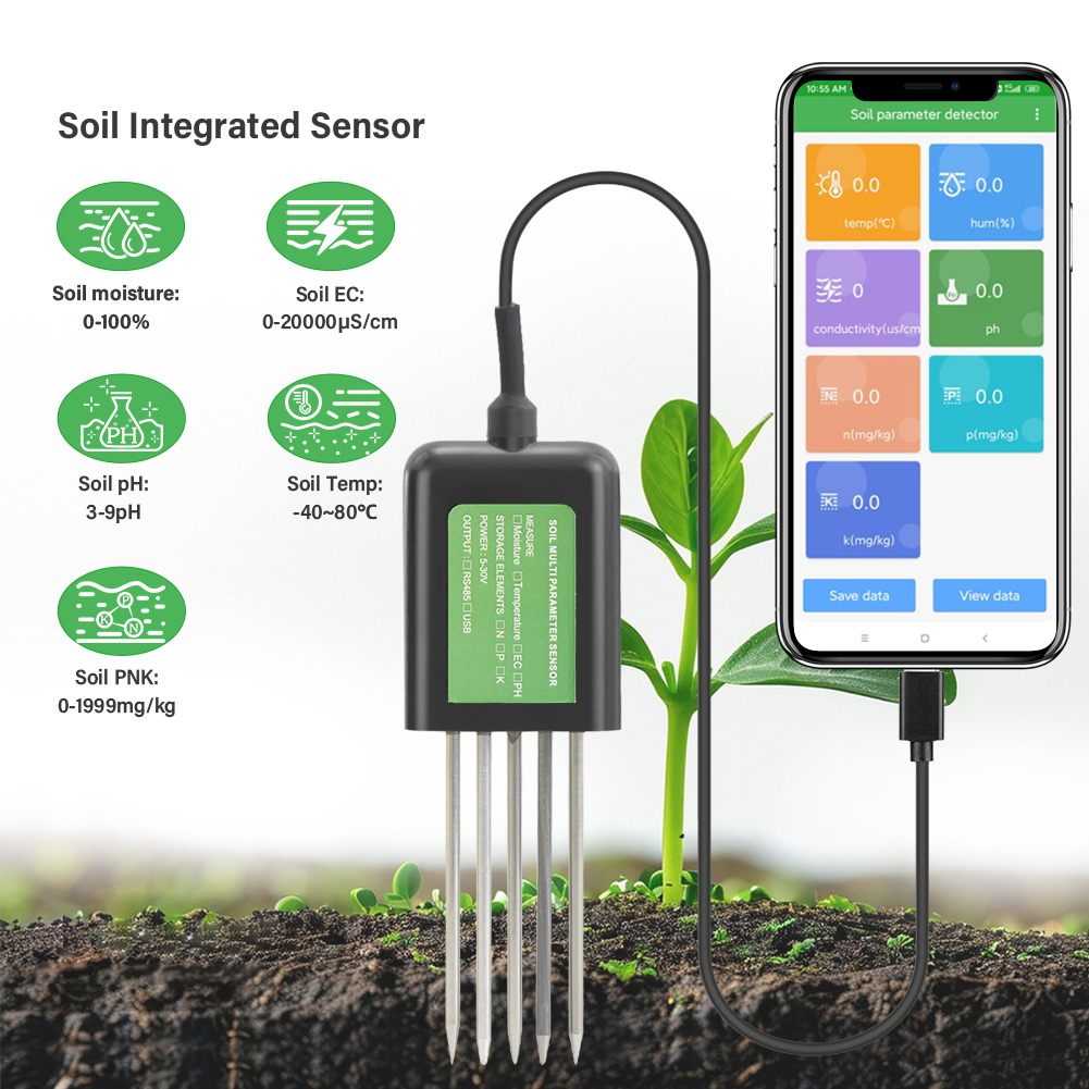 Smart Garden Nutrients - YIERYI Penguji Kelembapan Pengukur PH Tanah