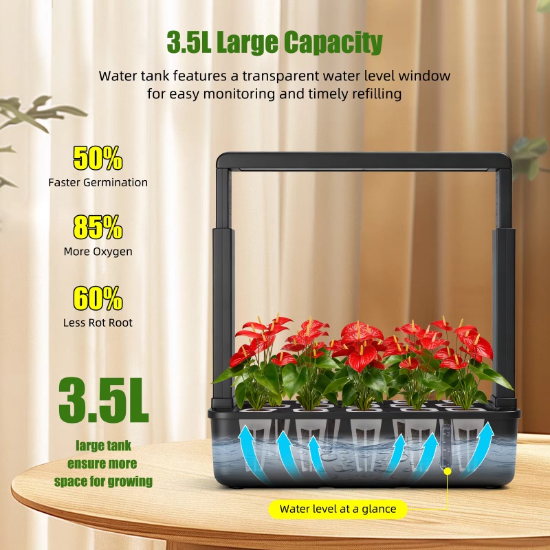 Smart Garden Youtube - Sistem Kebun Pintar Hidroponik LED 15