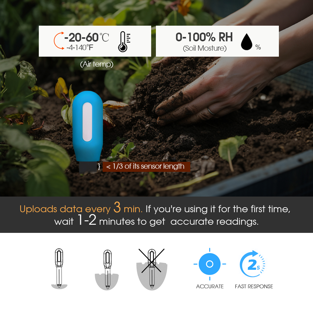Sensor Tanah Zigbee Pintar unt - Smart Garden Home ulasan dan harga