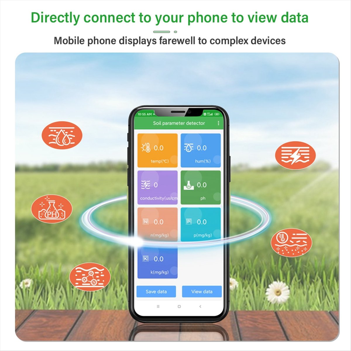 A08I Pengukur PH Tanah, Penguj - Smart Garden Nutrients ulasan dan harga