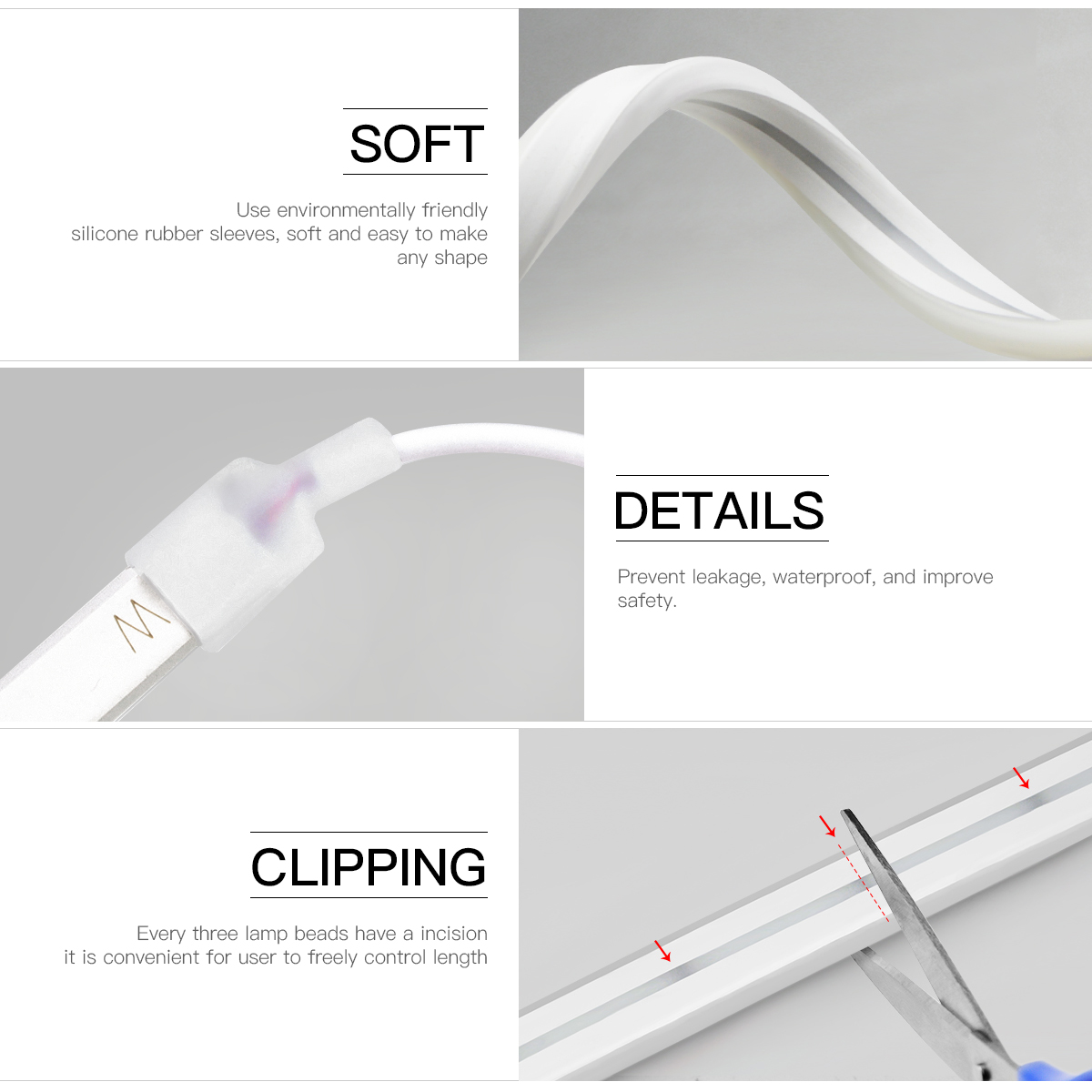 DC 5V USB Lampu Neon Strip LED - Smart Garden Youtube ulasan dan harga