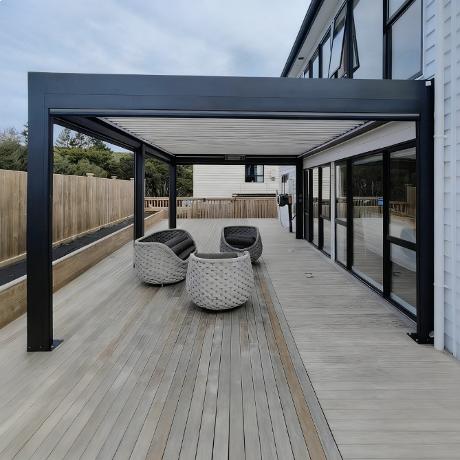Pergola Aluminium Venetian, Pa - Smart Garden Construct ulasan dan harga