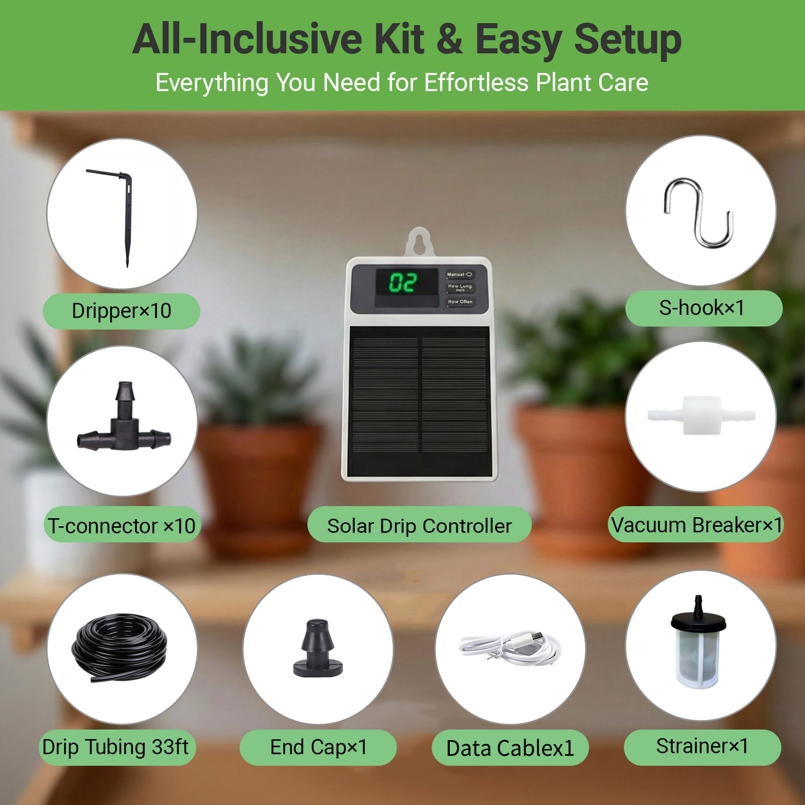 Sistem Irigasi Tetes Tenaga Su - Smart Garden Tower ulasan dan harga
