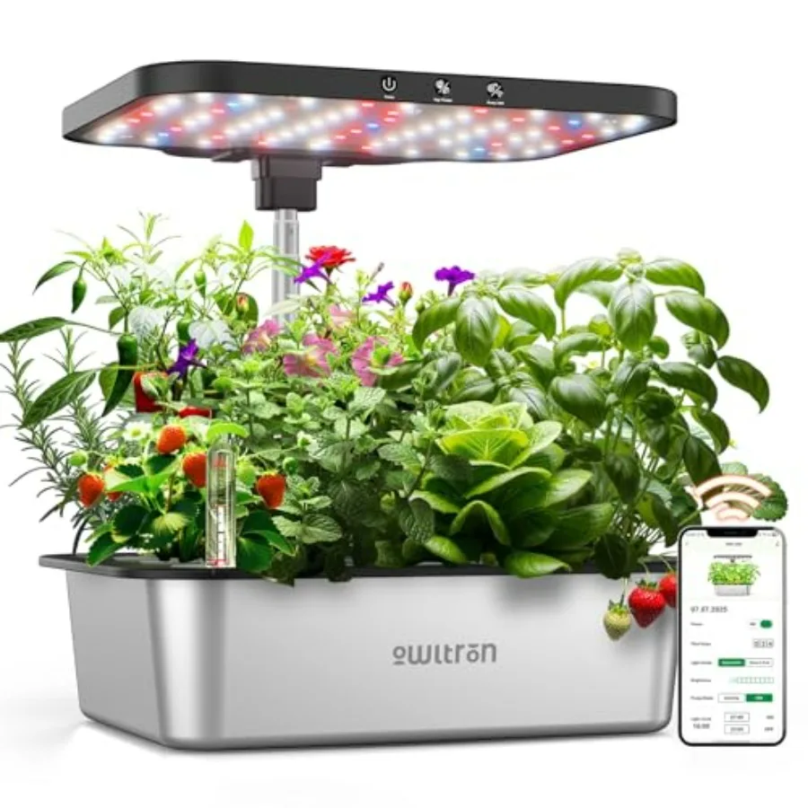 Kit kebun herbal dalam ruangan - Smart Garden Construct ulasan dan harga