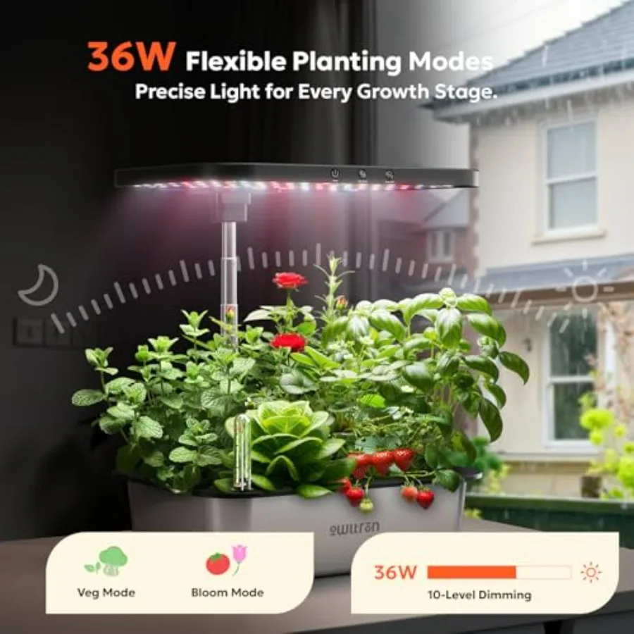 Kit kebun herbal dalam ruangan - Smart Garden Construct ulasan dan harga