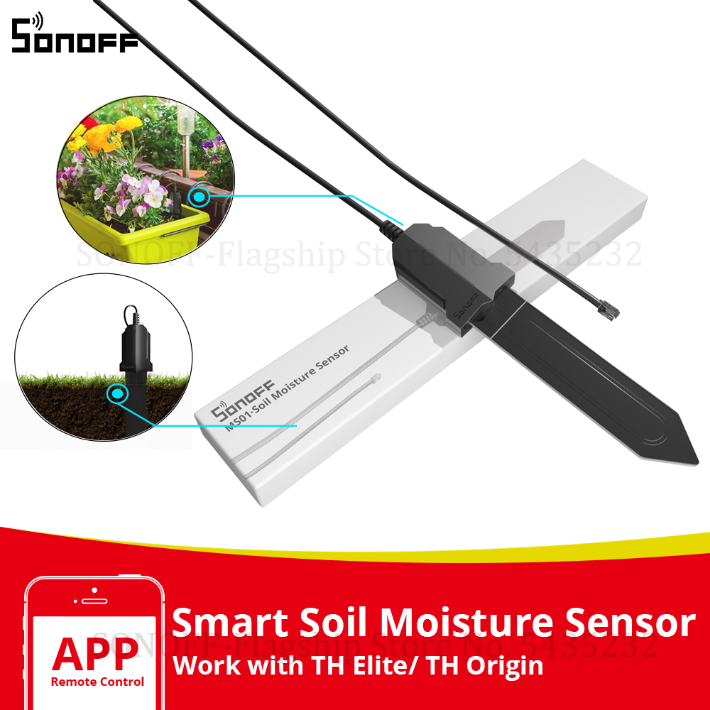 SONOFF MS01 Sensor Kelembaban  - Smart Garden Test ulasan dan harga